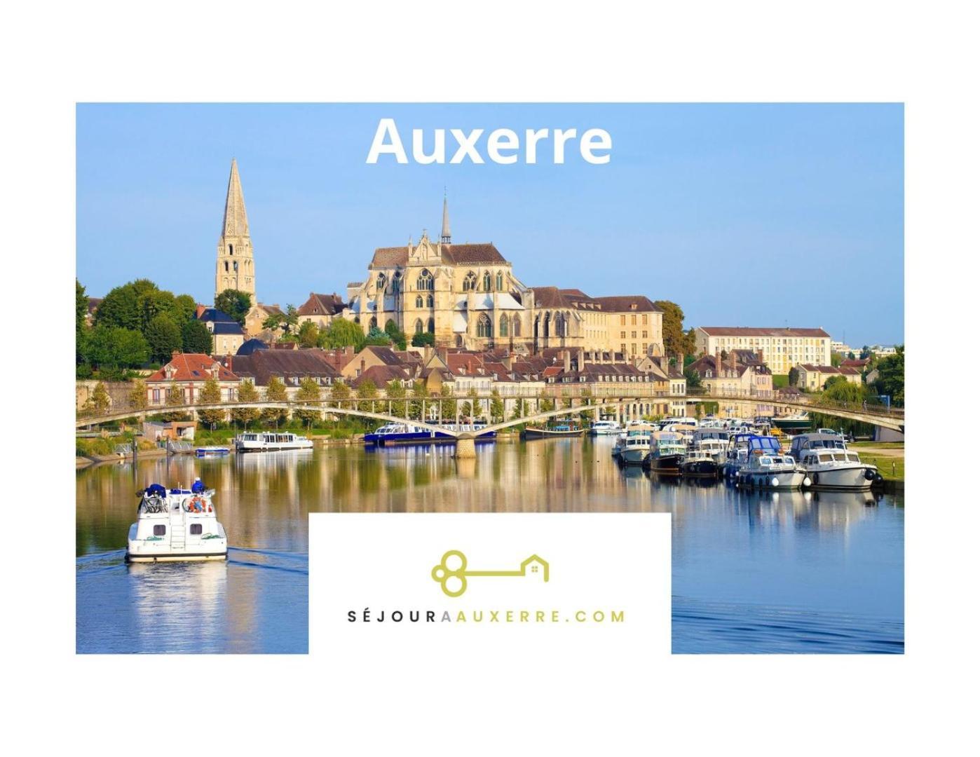 Апартаменты Le Repere Des Sommeliers - Sejour A Осер Экстерьер фото